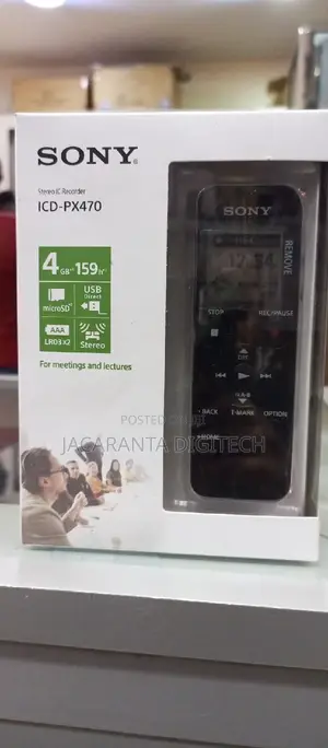 Sony Icd-Px470 Digital Voice Recorder With Usb