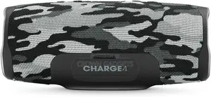 Portable Bluetooth Speaker (Black/White Camouflage)