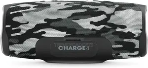 Portable Bluetooth Speaker (Black/White Camouflage)