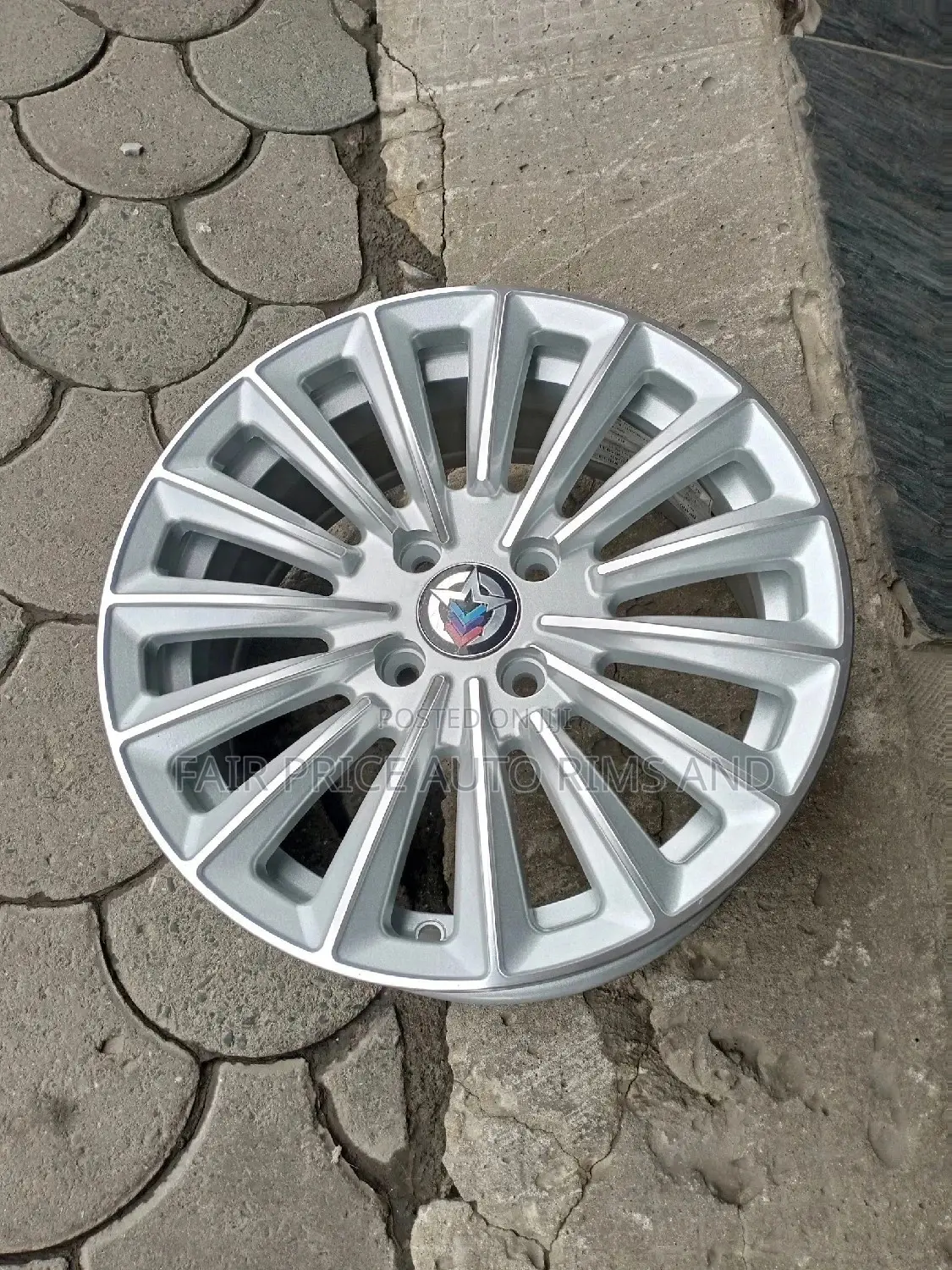 Rims Size 15/4/100 Silver 4holes