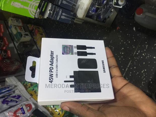 Samsung 45W Original Type C to C Black Charger