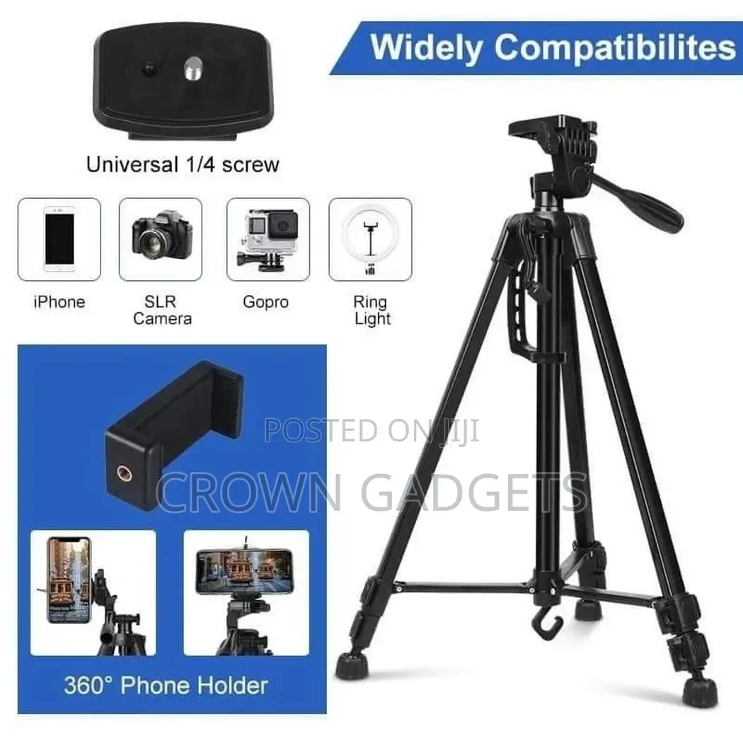 3366 Tripod Mobile Camera Stand, 6inches Multi Position