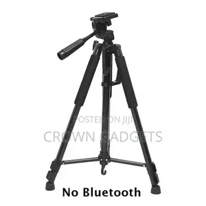 Black Tripod Mobile Phone and Camera Stand With Tilt