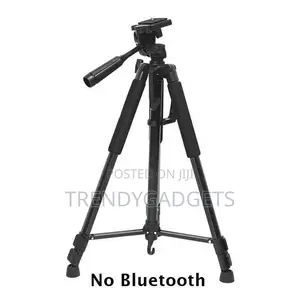 Black Tripod Mobile Phone and Camera Stand With Tilt