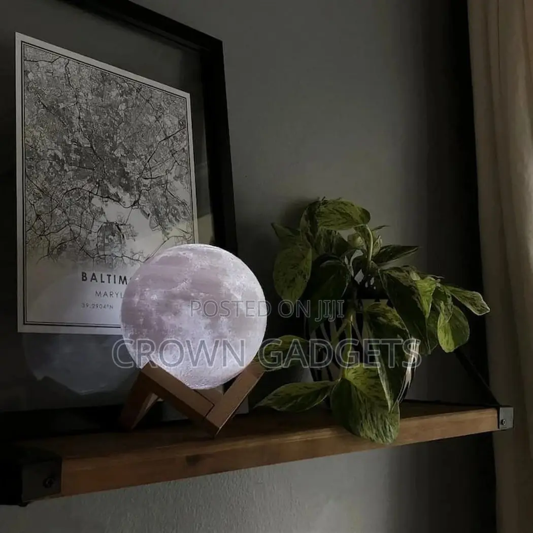 Gahaya Moon Lamp Night Light 7.1 Inch 16 LED Colors