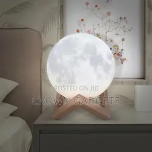 3D Printing LED Night Light Moon Light
