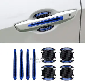Blue Reflective Door Handle Stickers
