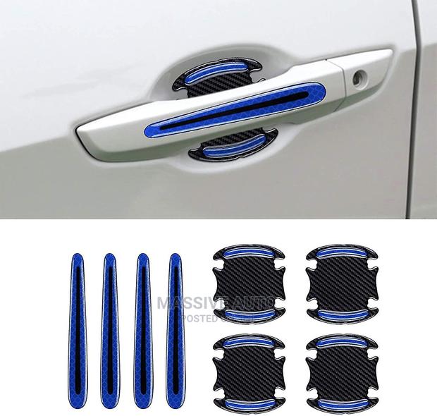 Blue Reflective Door Handle Stickers - main view