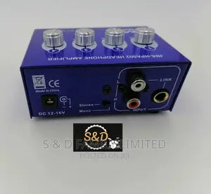 4-Channel Portable Stereo Headphone Amplifier