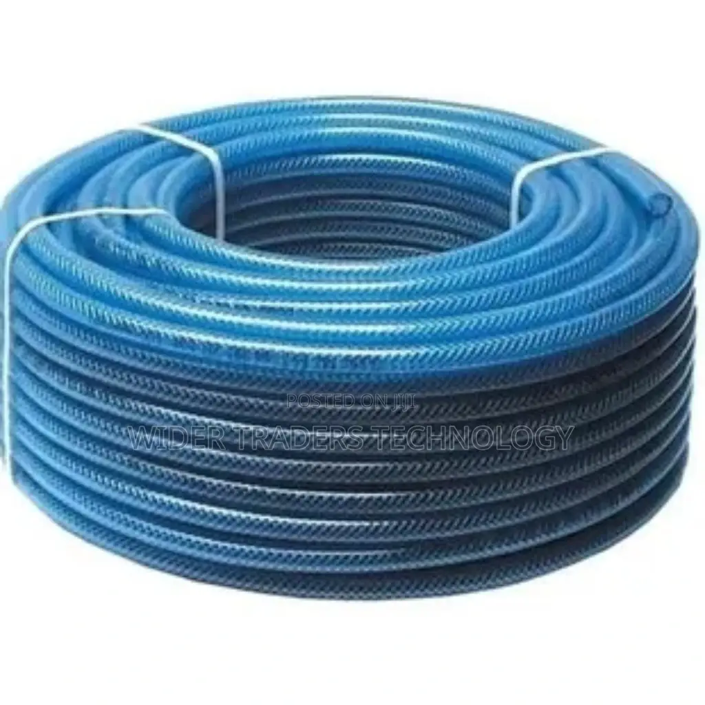 1/2" Garden Hose Pipe Braided 25M White