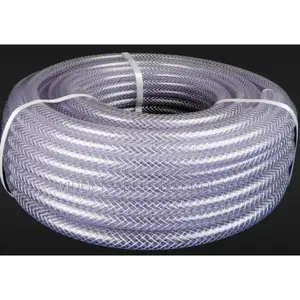 PVC Braided Water Hose, Green Size: 3/4" X 50 MTS