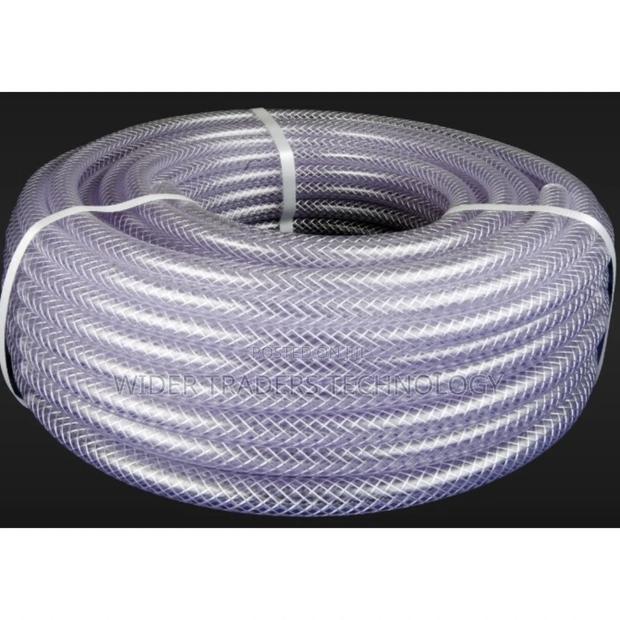 PVC Braided Water Hose, Green Size: 3/4" X 50 MTS