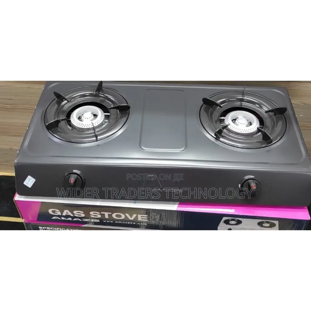 AMAZE 2 Burner Glass Top Gas Cooker(8002-1)