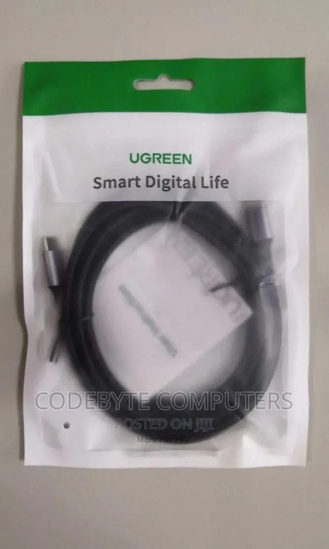 UGREEN Type C to Type C Data Cable (100W, at 60hz)