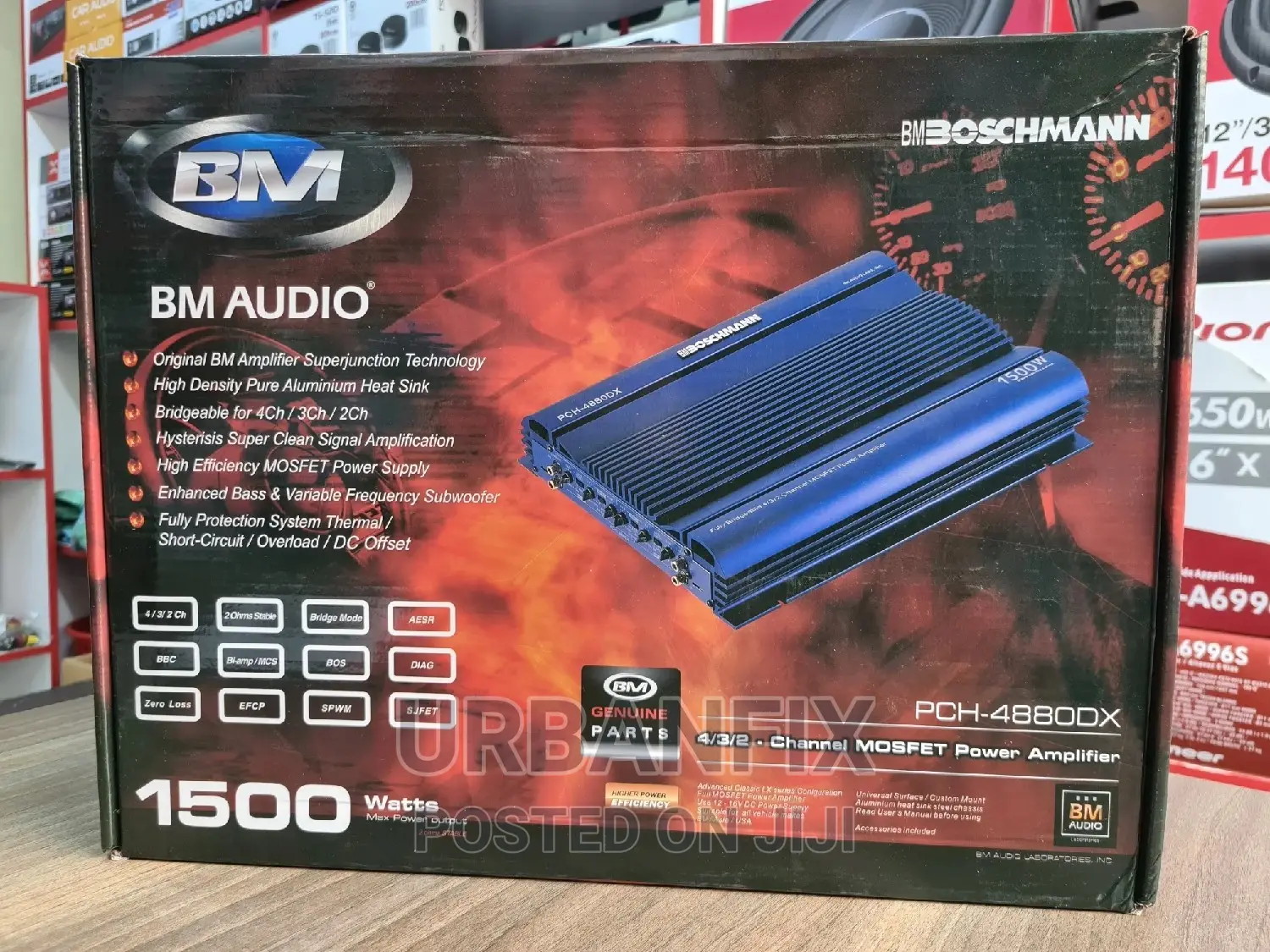 Brand New Boschmann 1500 Watts Amplifier 4 Channel