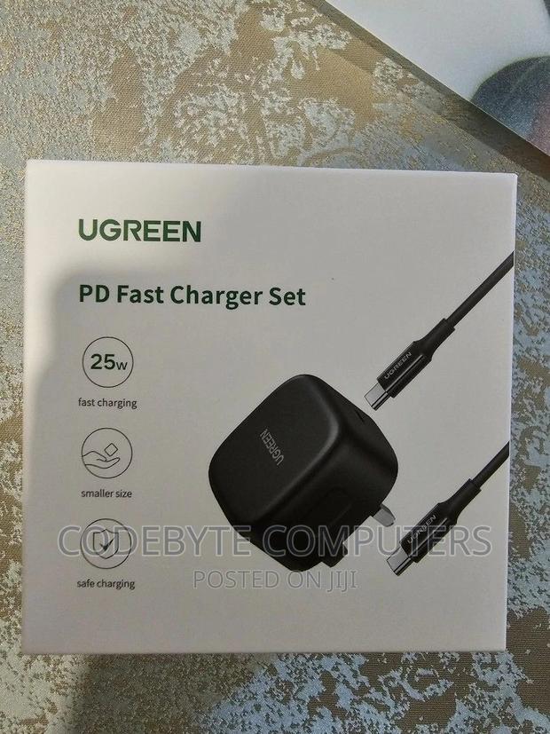 Ugreen Usb-C 25W Pd Charger With C-C 2M Cable - main view