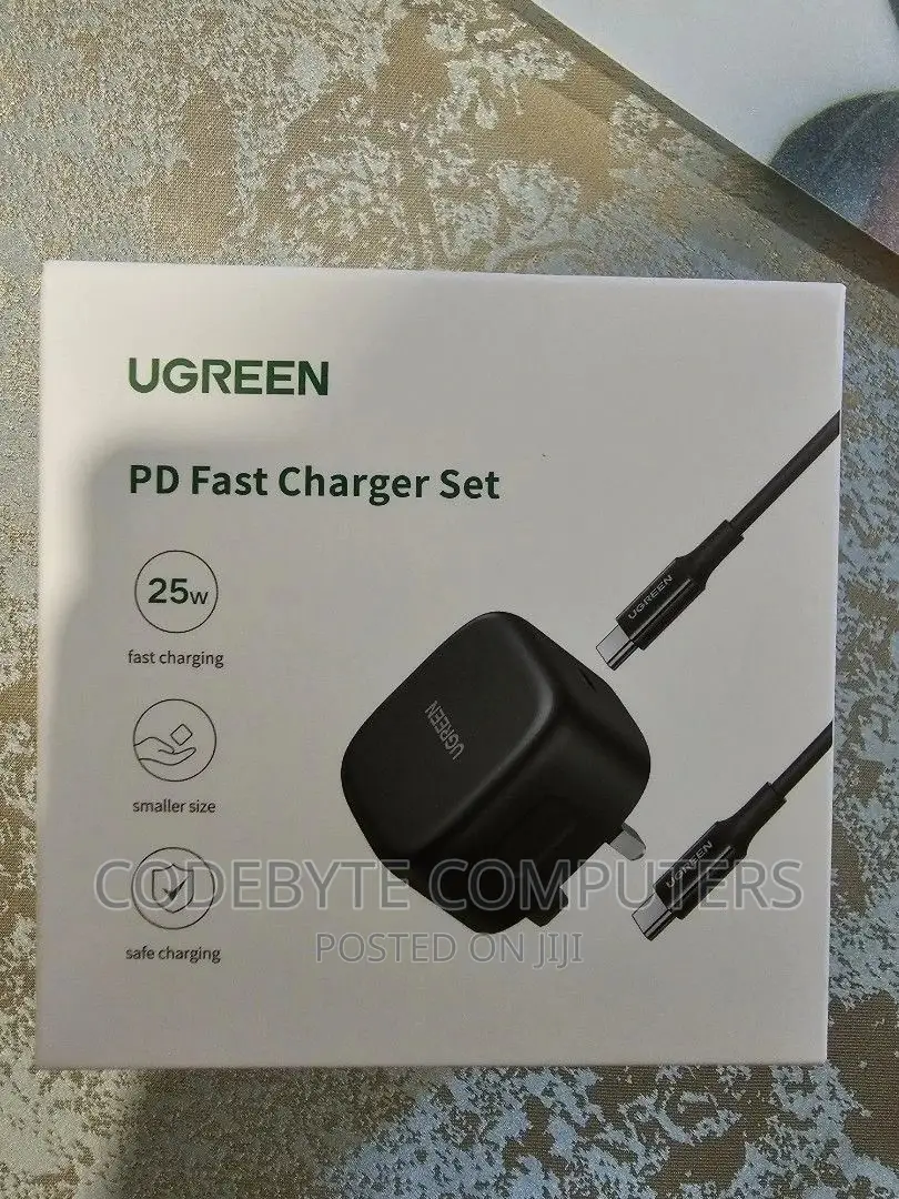 Ugreen Usb-C 25W Pd Charger With C-C 2M Cable