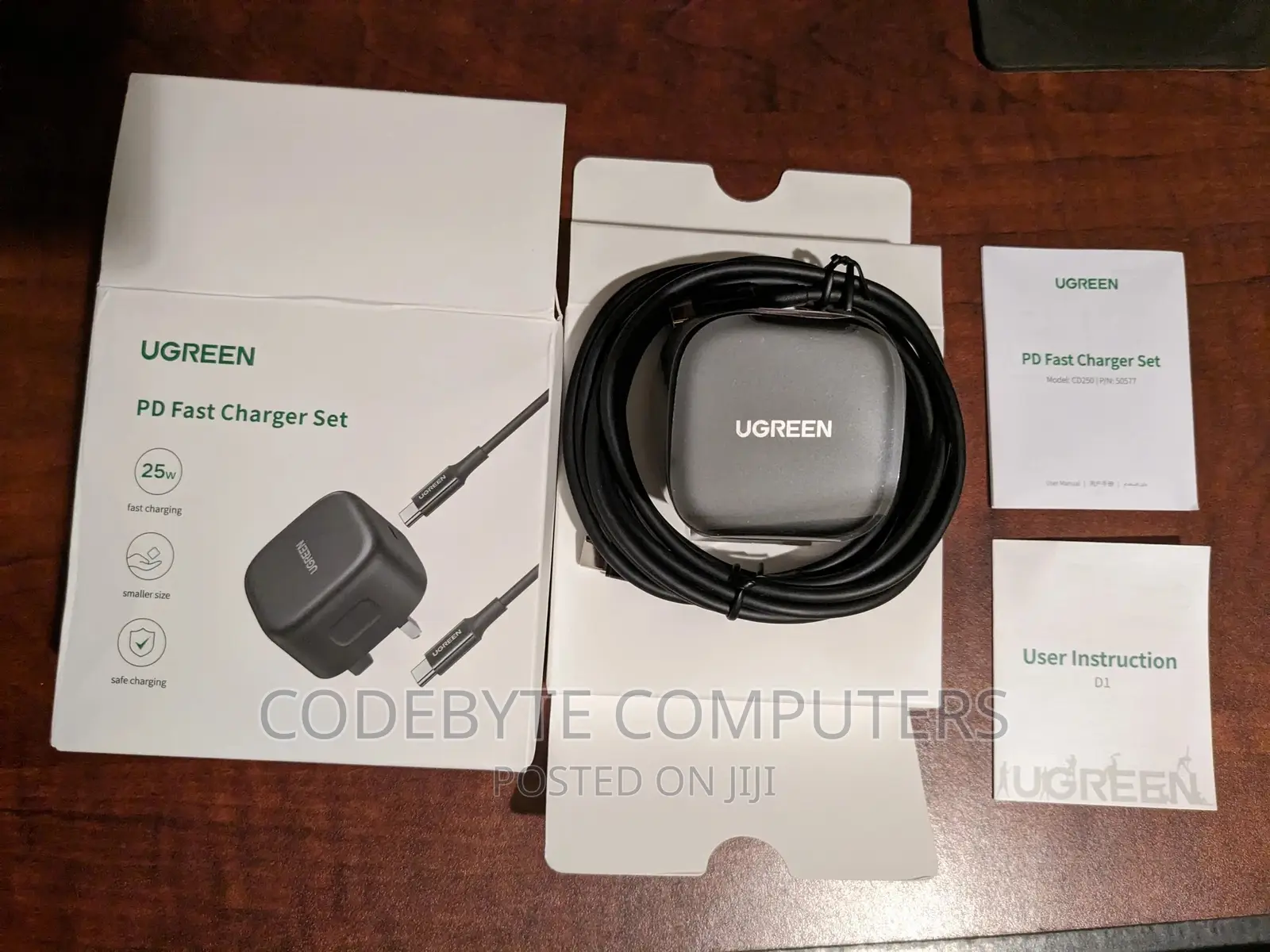 Ugreen Usb-C 25W Pd Charger With C-C Cable