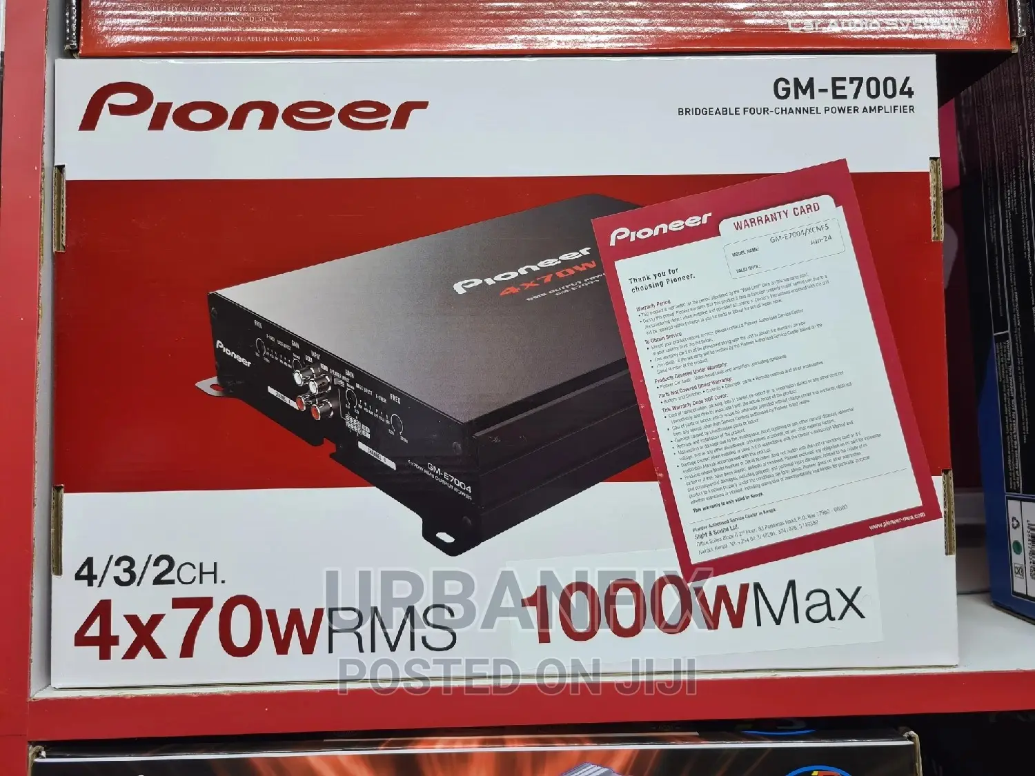 Pioneer 1000 Watts 4 Channel Amplifier - Gm-E7004