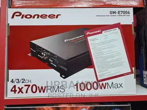 Pioneer 1000 Watts 4 Channel Amplifier - Gm-E7004