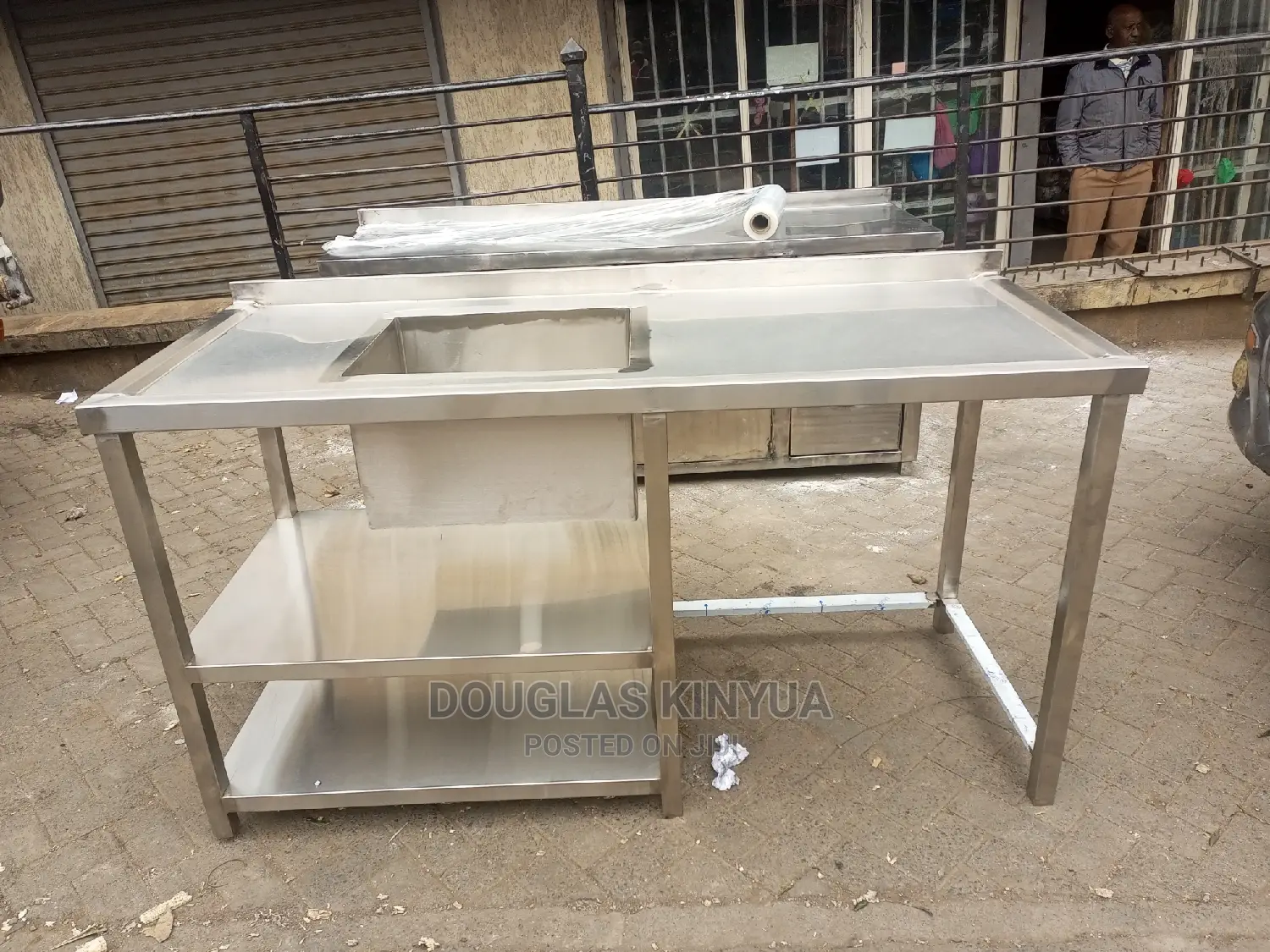 Stainless Me Single Bowl 1.5mm Kitchen Washing Sink.
