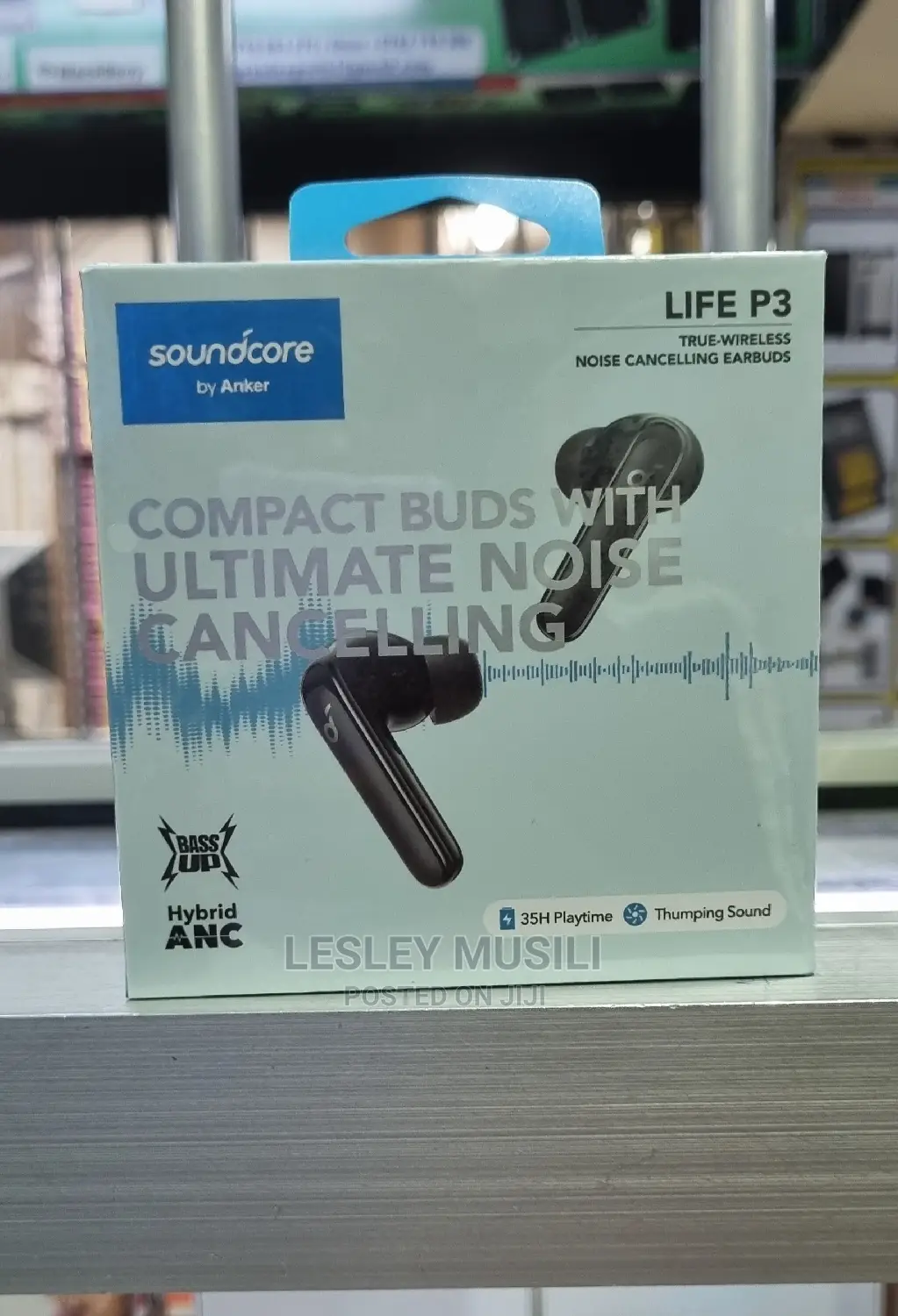 Soundcore by Anker Life P3 Noise Cancelling Earbuds (Black)