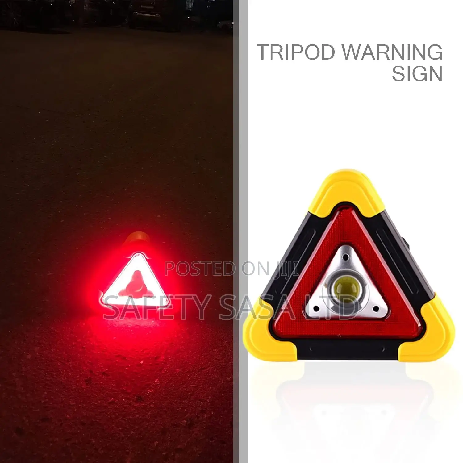 Emergency Triangular Roadside Warning Light( Multifunction)