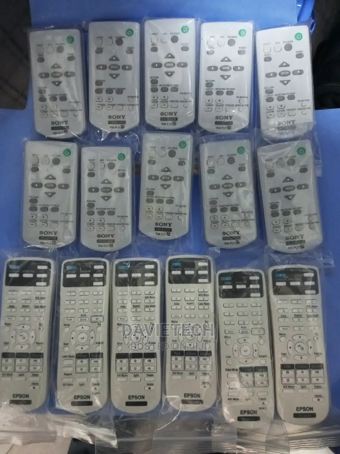 Projector Replacement Remotes- Epson, SONY