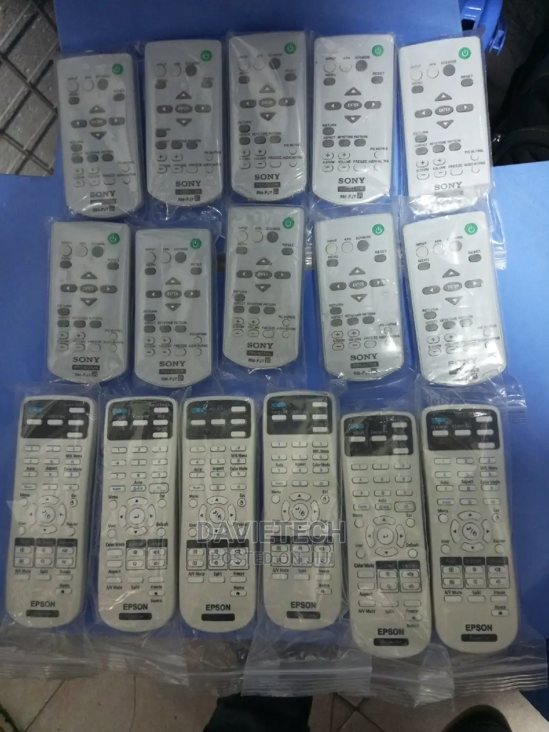 EPSON SONY Projectors Remote Controls