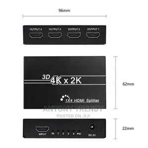 HDMI Splitter 1 in 4 Out -