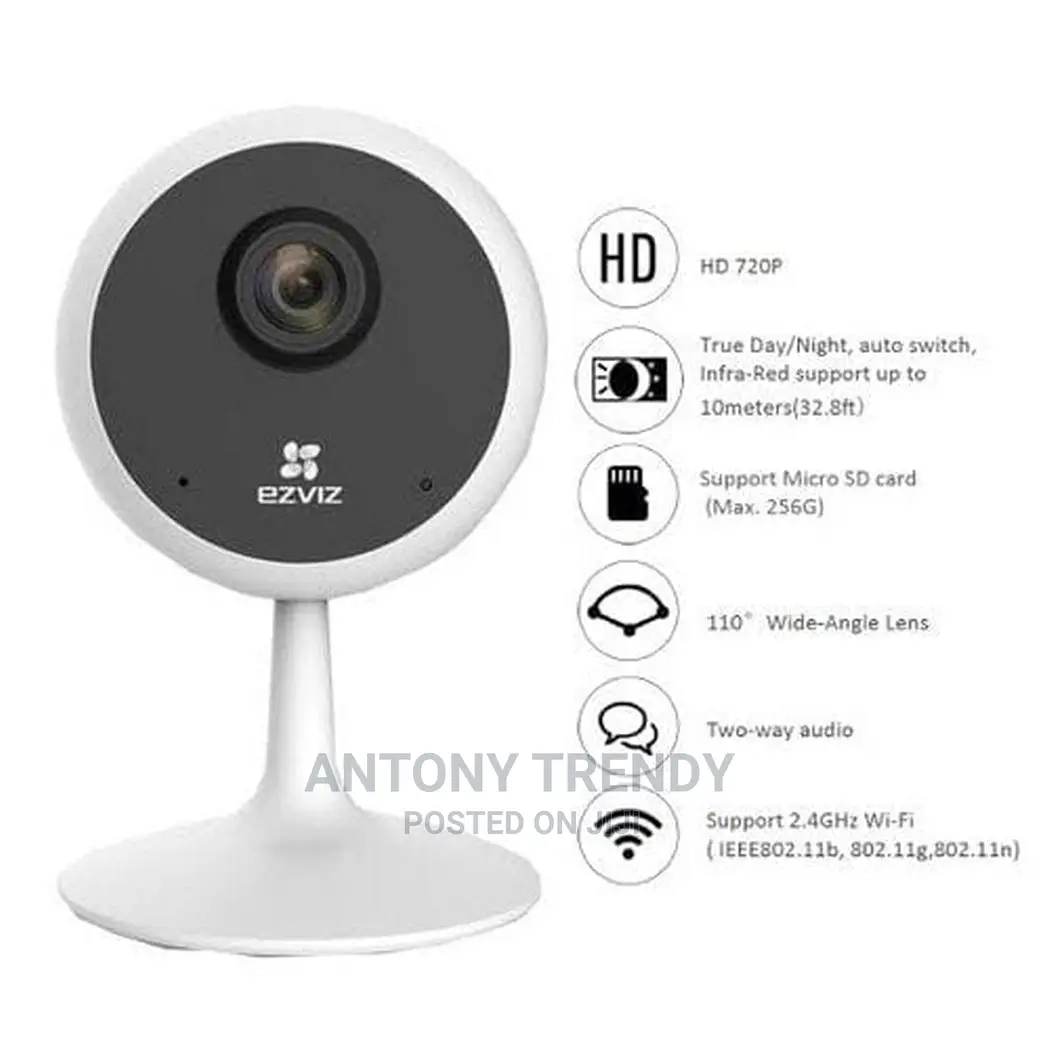 Indoor Smart Wifi Baby/Pet Monitor Camera Ezviz C1c-B