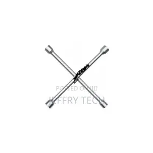Cross Car Wheel Lug Nut Spanner Tool 17mm, 19mm, 21mm, 23mm