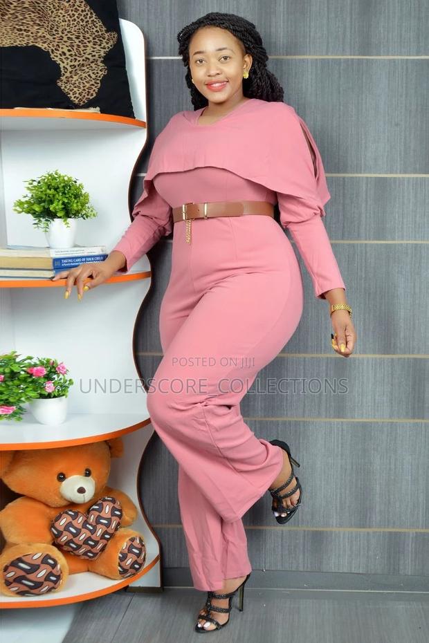 Executive Ladies Jumpsuit With Belt - thumbnail 4