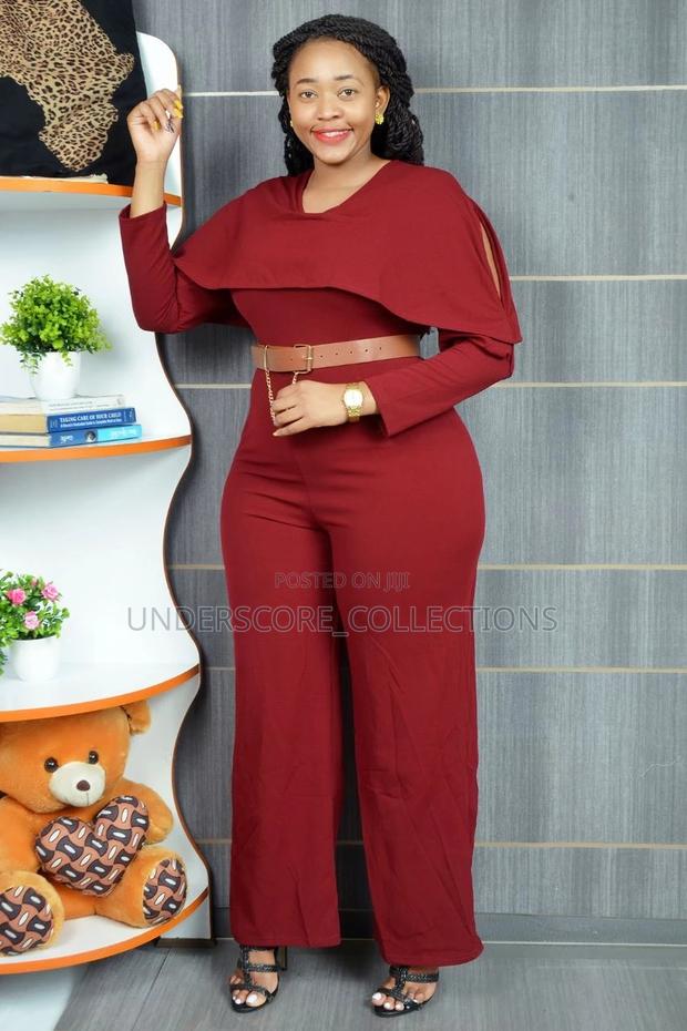 Executive Ladies Jumpsuit With Belt - thumbnail 2