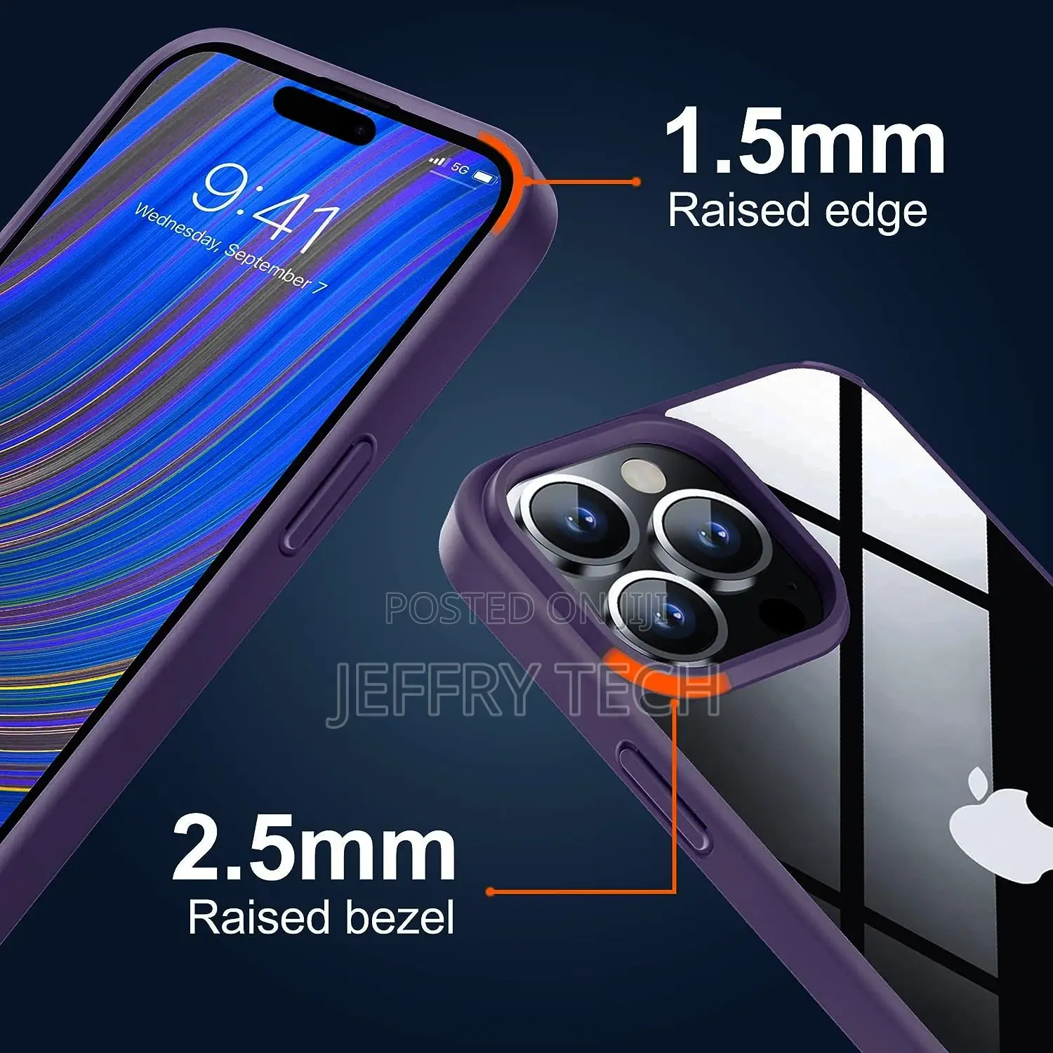 Case Compatible With iPhone 14 Pro Max (6.7 Inch), Clear Ca
