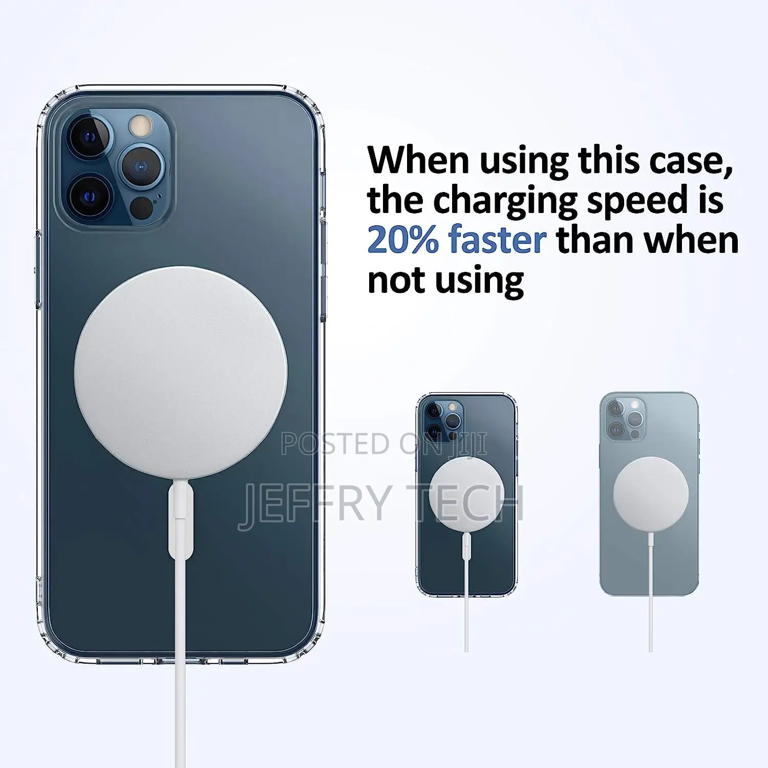 Designed for iPhone 12/12 Pro Case Magsafe,Clear Case for Ip