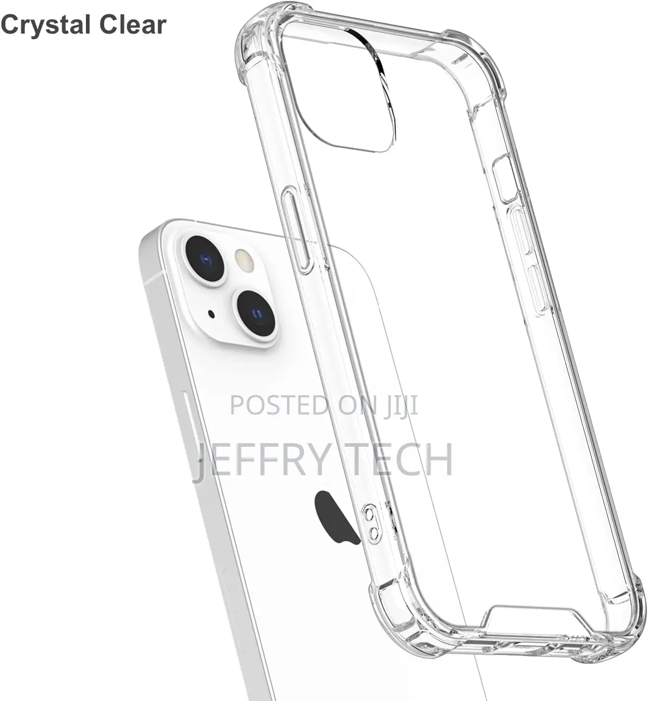 Shamo's for iPhone 13 Case, Crystal Clear Anti-Scratch Shock