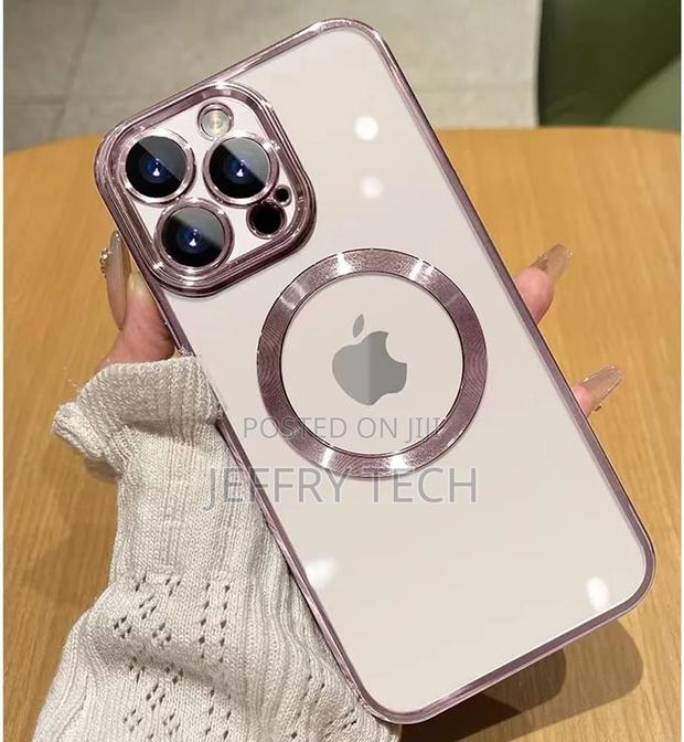 Magnetic Clear Case for iPhone 14 Pro Max Phone Case Built-I - main view