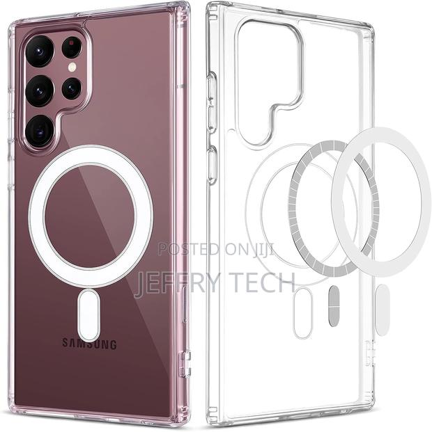 Clear Case for Samsung Galaxy S23 Ultra, Compatible With Mag - main view