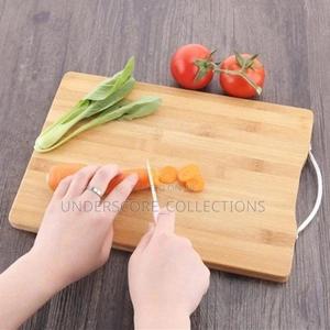 Hard 1.8cm Thick Wooden Bamboo Chopping Board - thumbnail 2