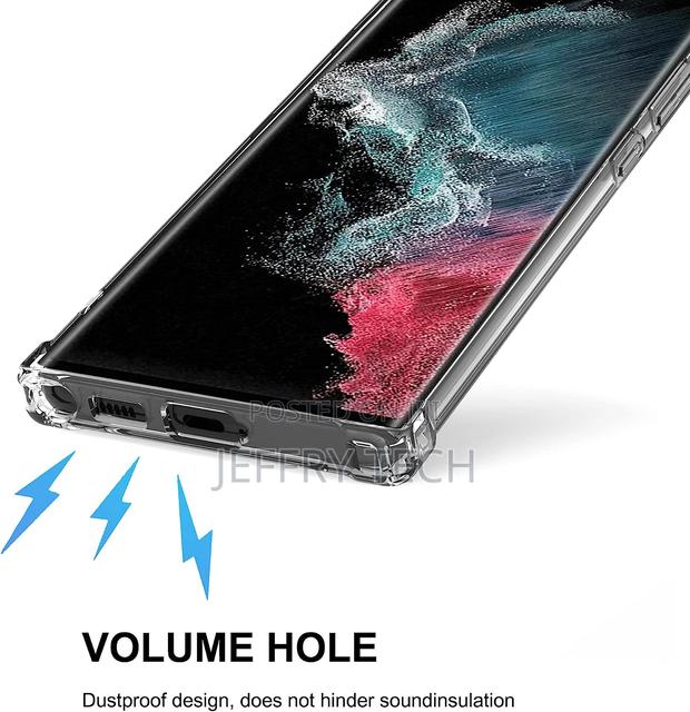 Samsung Galaxy S22 Ultra Case,Slim Clear Case With 4 [Shock - thumbnail 2