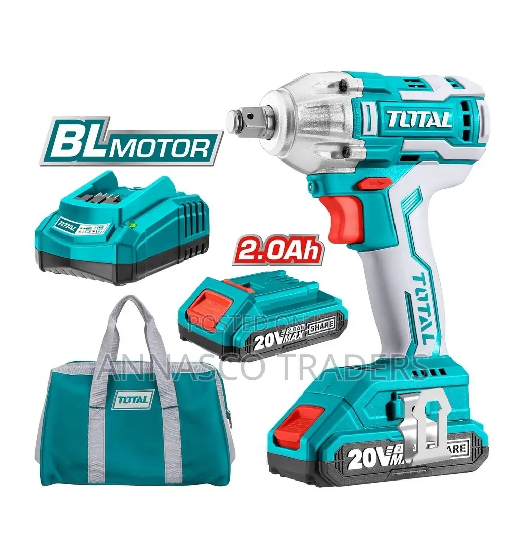 Total TIWLI2001 Lithium-Ion Impact Wrench 20V