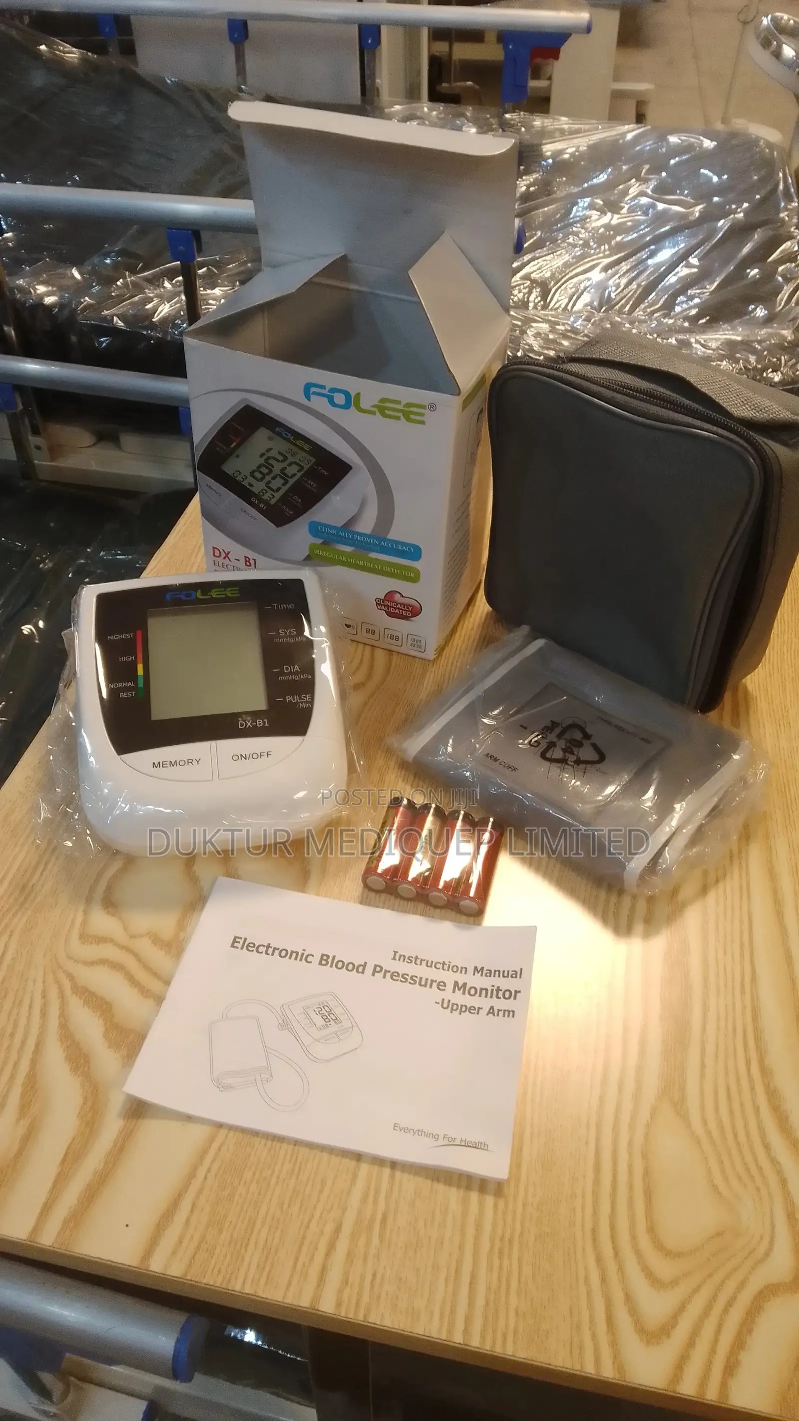 Folee BP Machine/ Blood Pressure Machine Battery-Powered