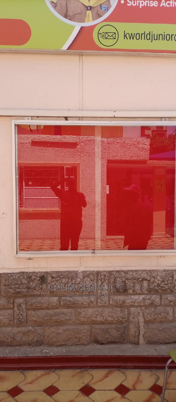 Notice Board- Noticeboard Glass Sliding Lockable for Office - main view