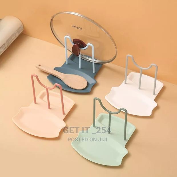 Spoon Rest and Pot Lid Holder Combo