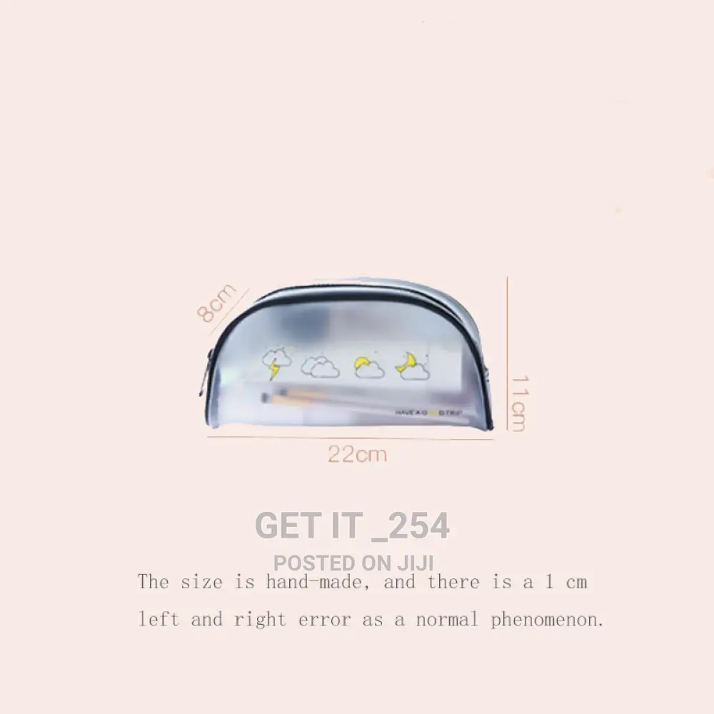 Women 4pc Set Transparent Necessary Cosmetic Bag