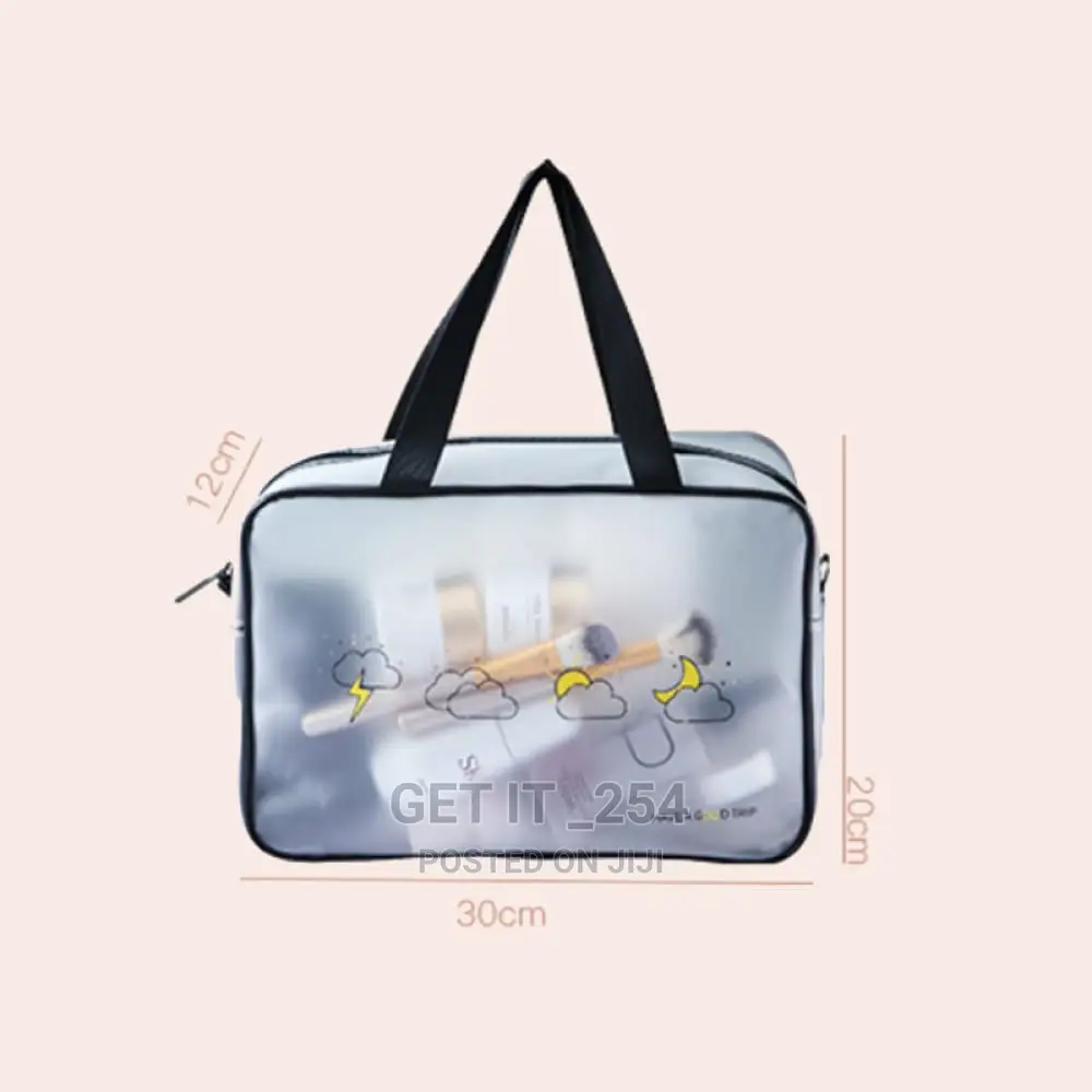 Women 4pc Set Transparent Necessary Cosmetic Bag