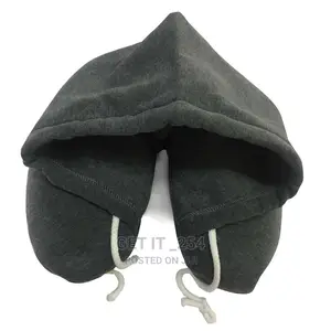 Travel Neck Pillow With Hoodie