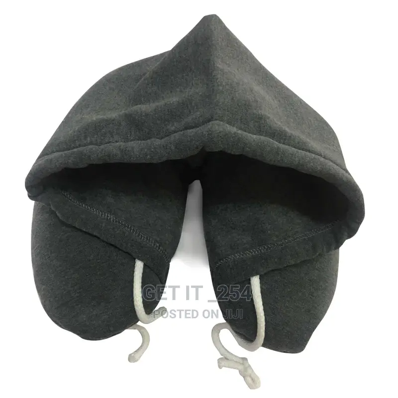 Travel Neck Pillow With Hoodie