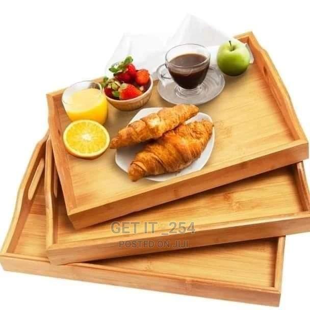 High Quality Multifunctional Bamboo Serving Trays for Coffee